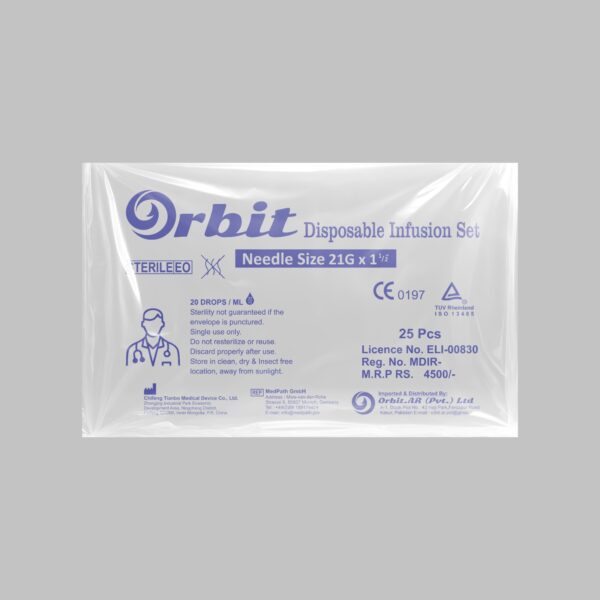 Orbit Disposable Infusion Set Blister PE Bag