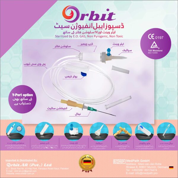 Orbit Disposable Infusion Set Urdu